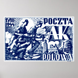 Póster Levantamiento en Varsovia en 1944