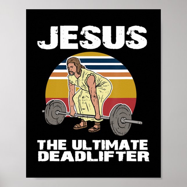 Póster Levantamiento mortal Jesús I Halterofilia cristian (Frente)
