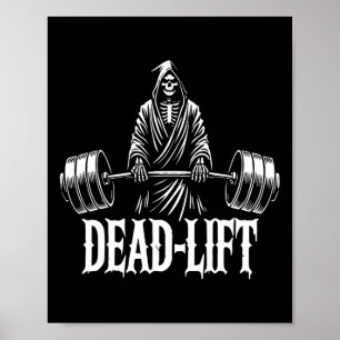 Póster Levantamiento muerto - Cuerpo de entrenamiento de