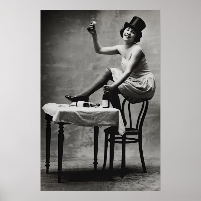 Póster LEVANTAR UN VIDRIO A LA PROHIBICIÓN c. 1920 (Frente)