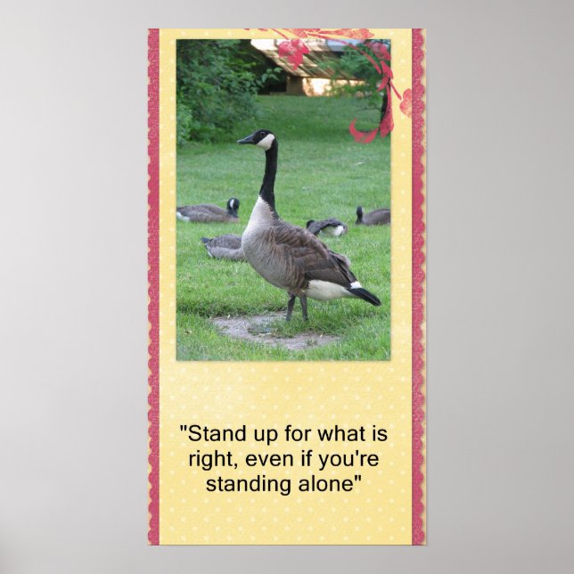 Póster Levántate por lo que es un poster correcto (Frente)