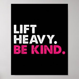 Póster Levante fuerte Ser Amable Vibes Inspiradoras Posit