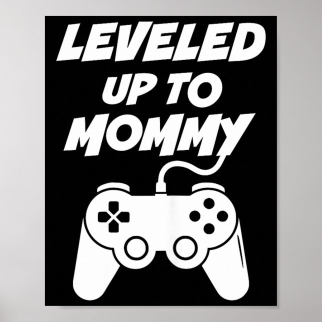 Póster Leveled Up To Mommy  (Frente)