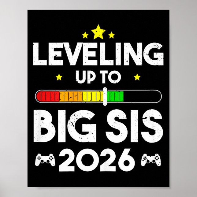 Póster Leveling Up To Big Sis Est 2026 New Big Sister 202 (Frente)