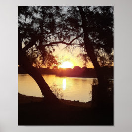 Póster Lever de soleil sur La Grande Motte - Francia