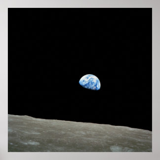 Póster Lever de Terre sur la Lune