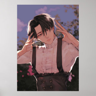 Póster Levi Ackerman By Golden Peach