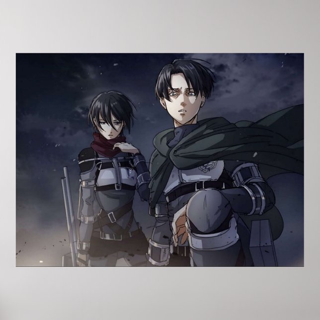 Póster Levi x Mikasa (Frente)