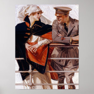 Póster Leviatán, 1918 por Joseph Christian Leyendecker