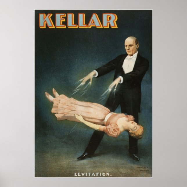 Póster Levitación de Kellar (Frente)