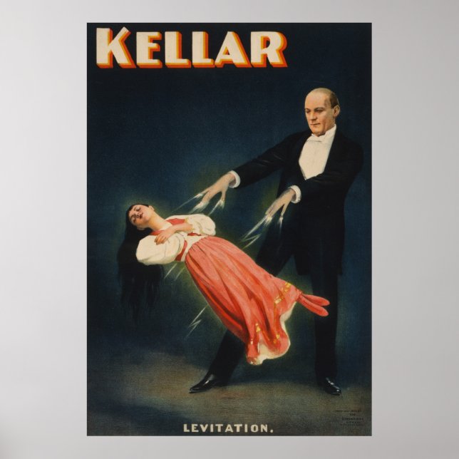 Póster Levitación Kellar 3 (Frente)