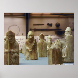 Póster Lewis Chessmen poster