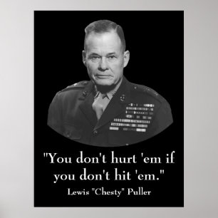 Póster Lewis "Chesty" Puller