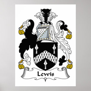 Póster Lewis Family Crest