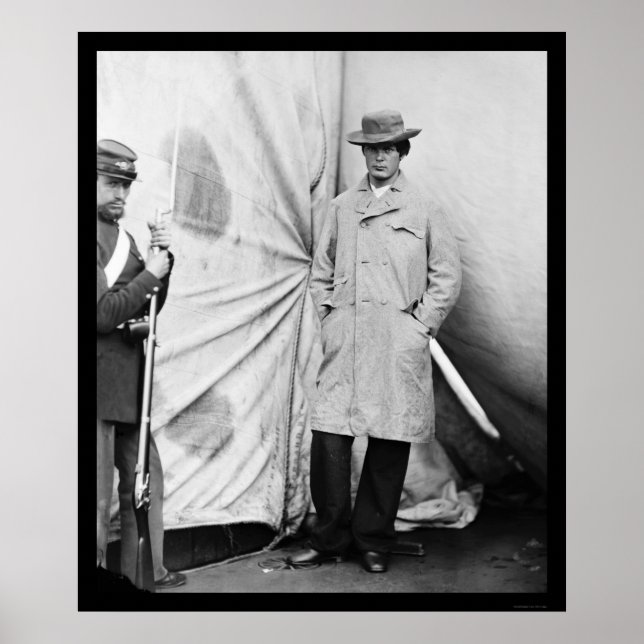 Póster Lewis Payne, Lincoln Conspirator 1865 (Frente)