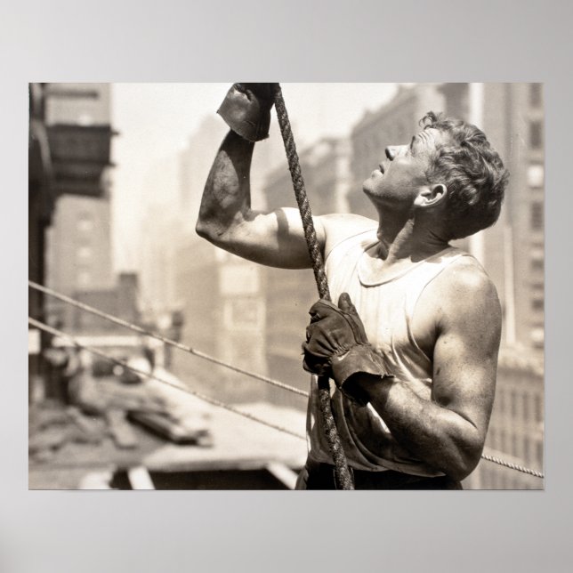 Póster Lewis Wickes Hine Empire State (El Hoister) (Frente)