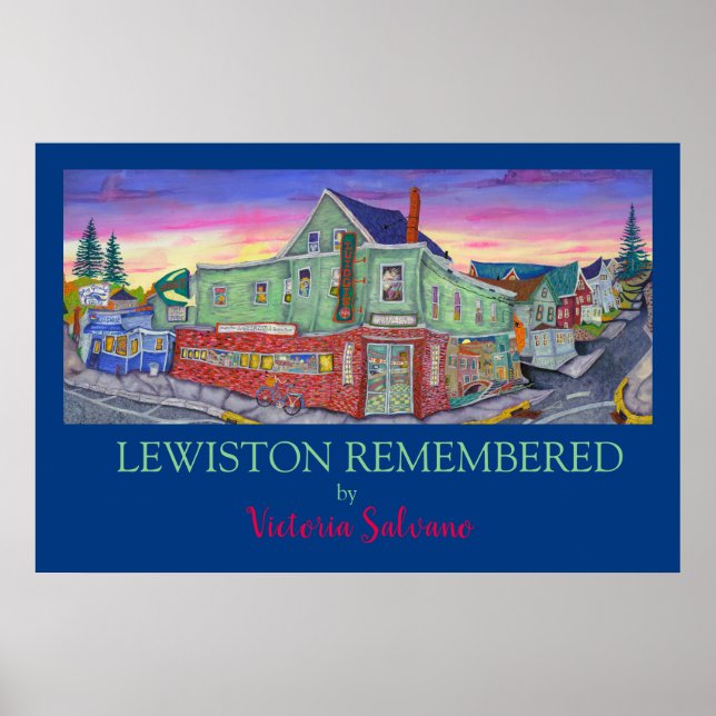 Póster Lewiston Rememberd (Frente)