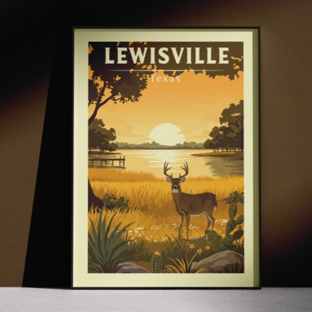 Póster Lewisville Texas Antiguo (Subido por el creador)
