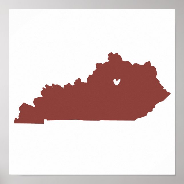 Póster Lexington, Kentucky Love (Frente)