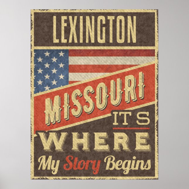 Póster Lexington Missouri (Frente)
