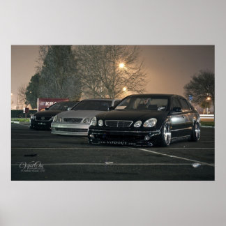 Póster Lexus VIP GS x 3