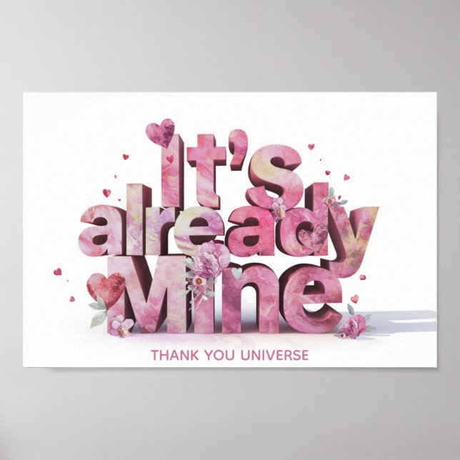 Póster *~* Ley de Atracción Extraordinaria AP85 (Frente)