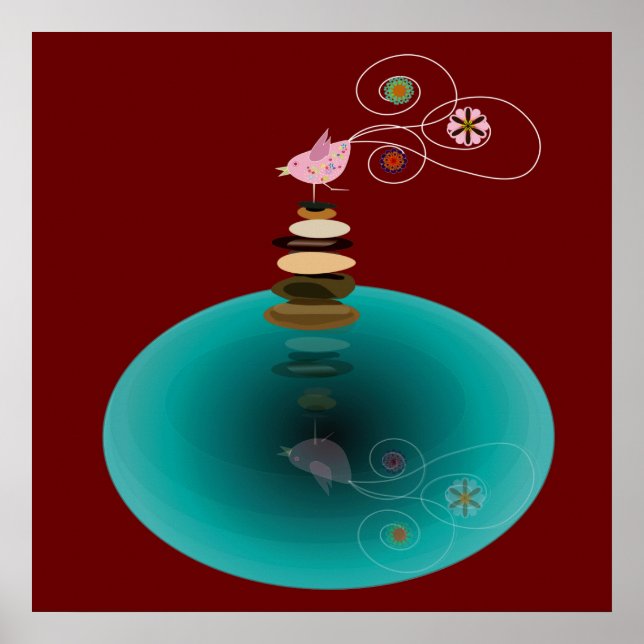 Póster Ley de equilibrio de aves (Frente)