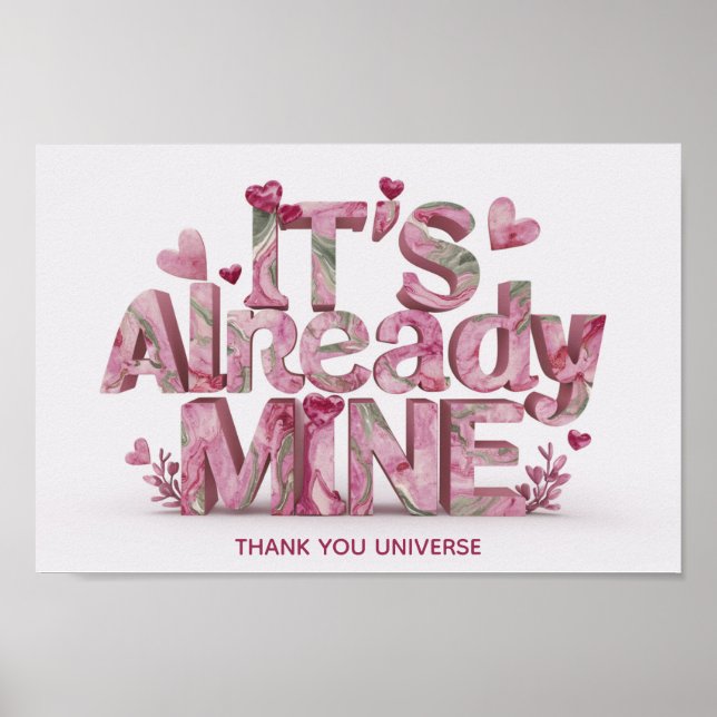 Póster *~* Ley de Manifestación de la Atracción AP85 Post (Frente)