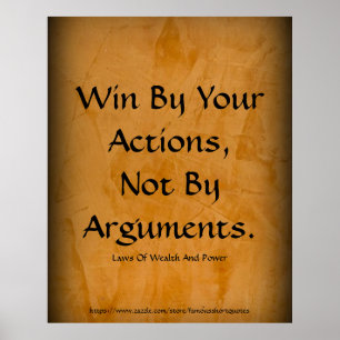 Póster Ley De Poder De Riqueza Gana Con Tus Acciones Nara
