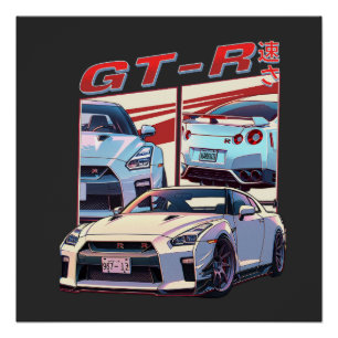 PÓSTER LEYENDA CALLEJERA GT-R