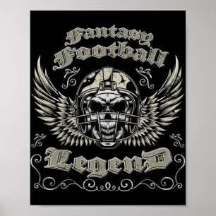 Póster Leyenda de Fantasía Pie de Fantasía Retro Vintage
