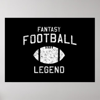 Póster Leyenda de Fantasy Football