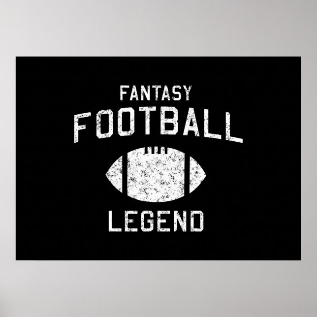 Póster Leyenda de Fantasy Football (Frente)
