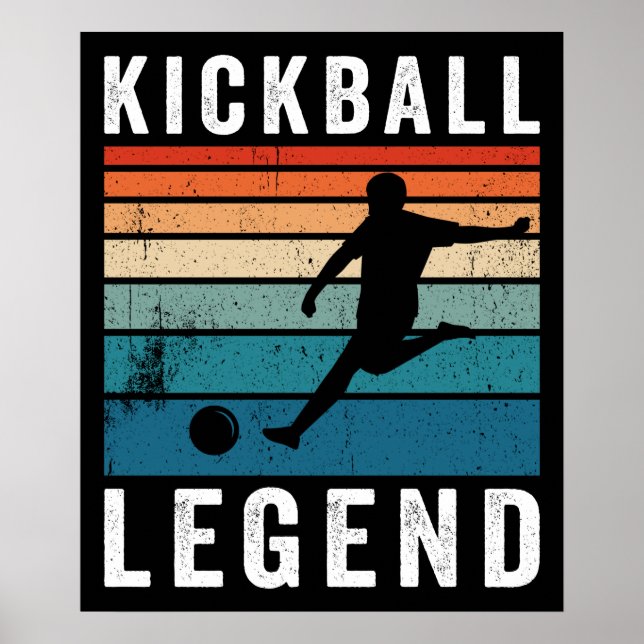 Póster Leyenda de Kickball (Frente)