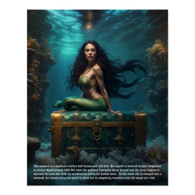 Póster Leyenda de la sirena (Anverso)