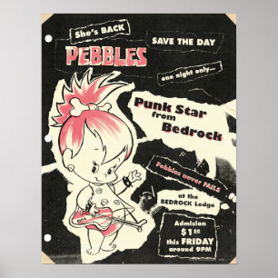 Póster Leyenda de rock de Punk PEBBLES™