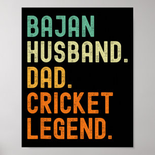 Póster Leyenda del cricket, padre de Jan Husnd Rdos