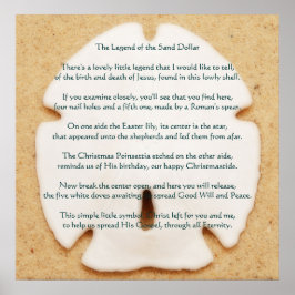 Póster Leyenda del Poster del dólar de arena