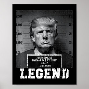 Póster Leyenda del presidente de Trump 2024