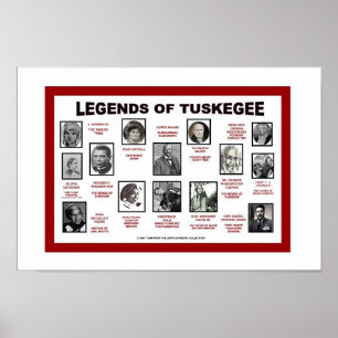 PÓSTER LEYENDAS DE TUSKEGEE