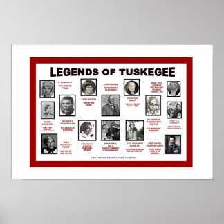 PÓSTER LEYENDAS DE TUSKEGEE