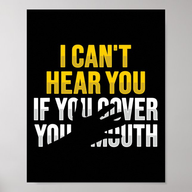 Póster Leyendo Awarene de pérdida de audición sorda de ge (Frente)