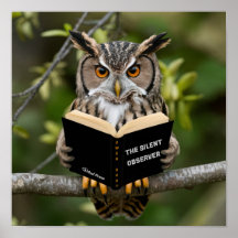 Leyendo búho