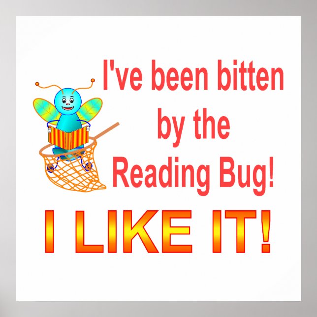 Póster Leyendo diversión (Frente)