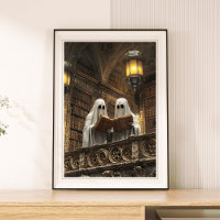 Leyendo la Biblioteca de Libros Antiguos Ghost Vin