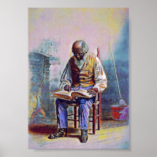PÓSTER LEYENDO LAS SCRIPCIONES DE THOMAS WATERMAN WOOD