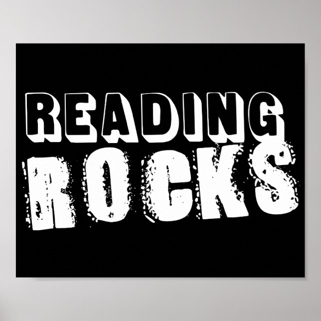 Póster Leyendo rocas (Frente)