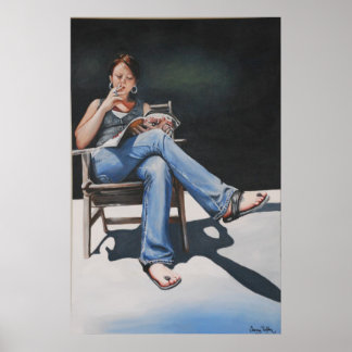 Póster Leyendo Rolling Stone