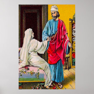 Póster Leyes 9:36-43 Tabitha revive