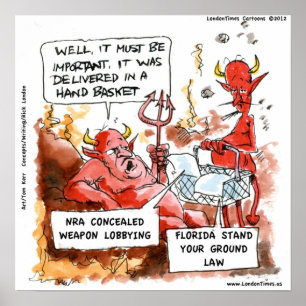 Póster Leyes de Florida Stand Your Ground Visita el Infie